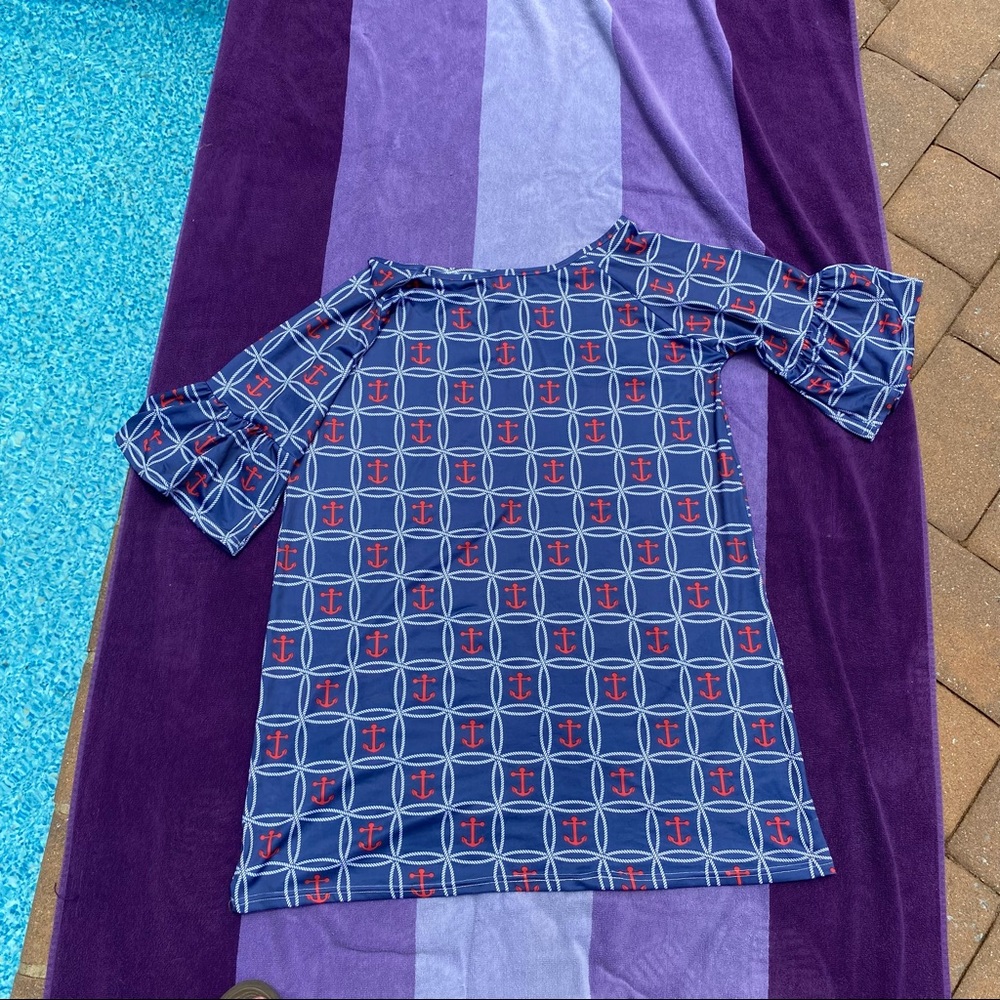 Lexi York Anchor Swim Coverup